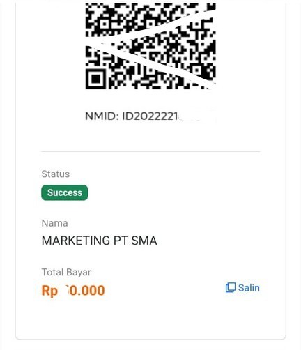 Transaksi Sukses