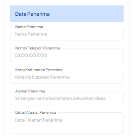 Input Data Penerima
