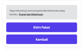 Tombol Kirim Paket