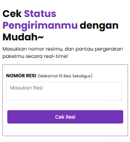 Menu Data Resi